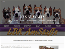 Tablet Screenshot of lbkkennel.com